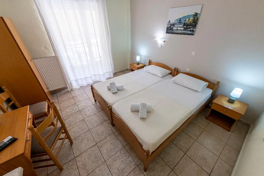 TWIN WITH BALCONY Room, Lucia Hotel Paralia, Thessaloniki