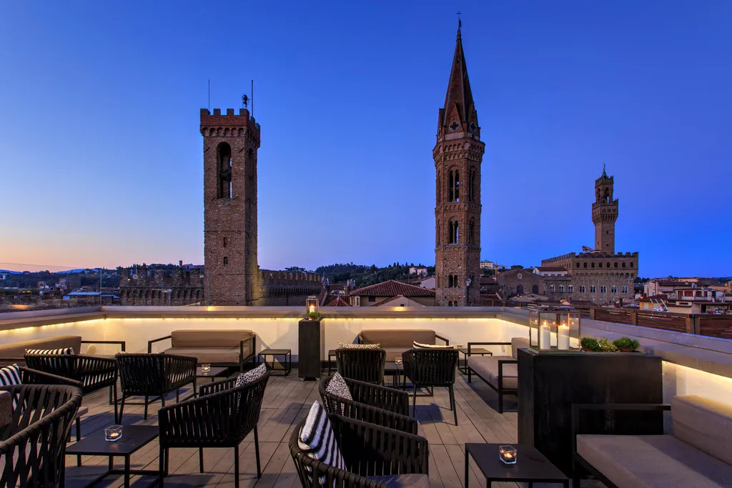 Terrace, Grand Hotel Cavour, Florence