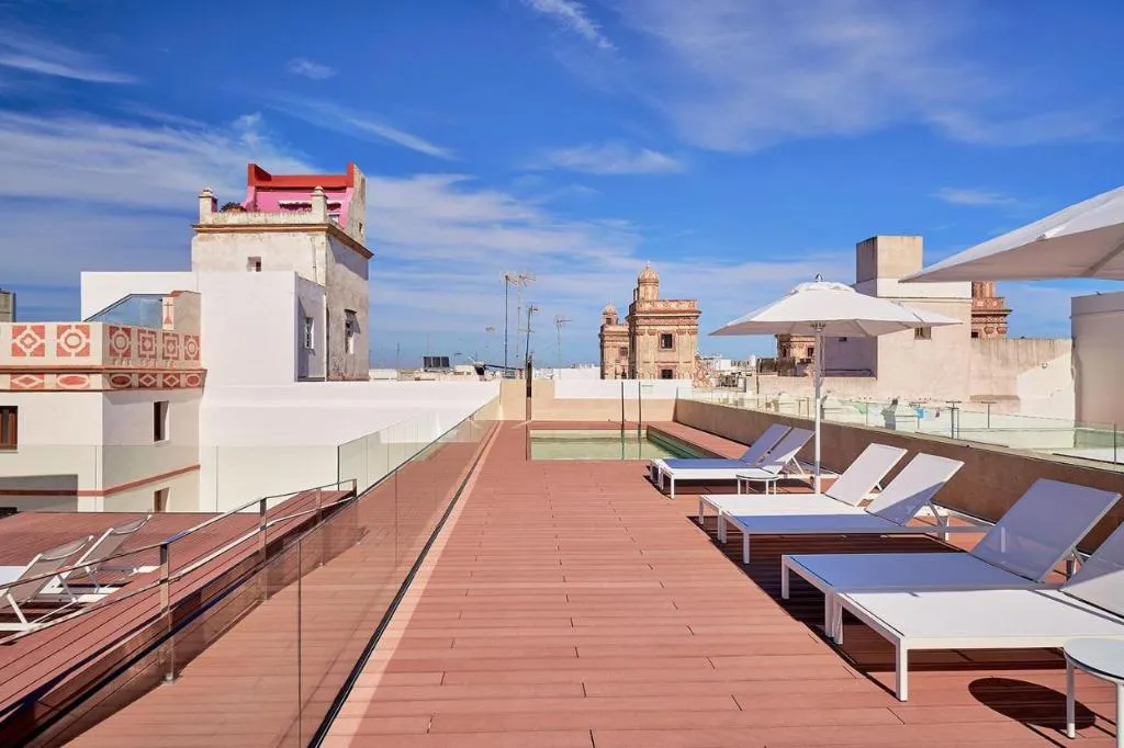 Terrace, Tandem Torres De Cádiz Suites, Costa De La Luz