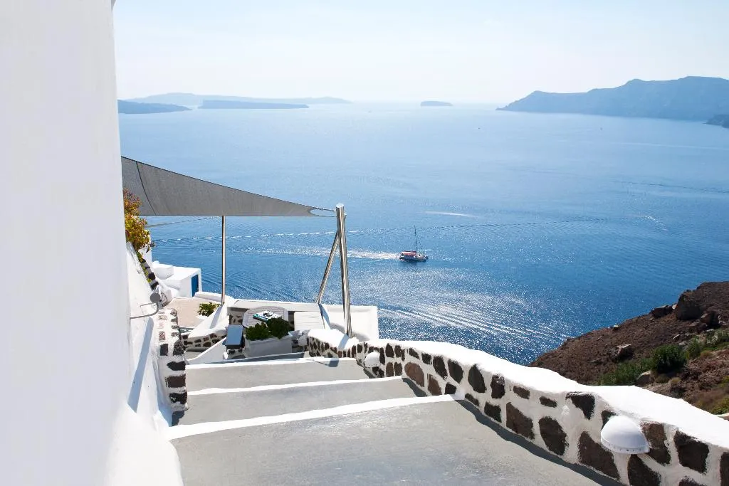 General view, Alexander's Suites, Santorini