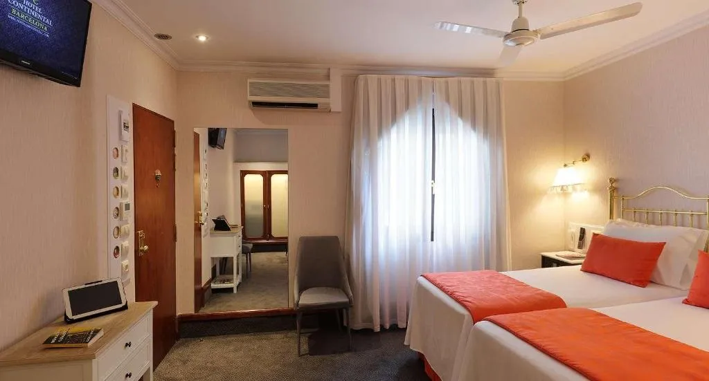 Room, Continental Barcelona Hotel, Barcelona