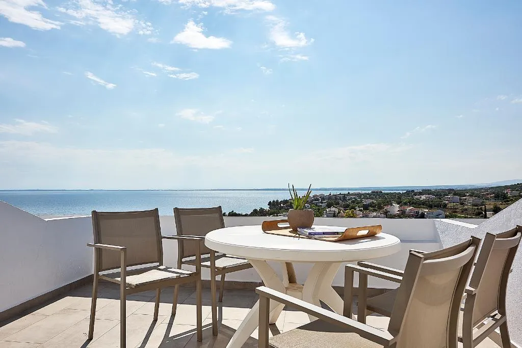Terrace, Glavas Inn Hotel, Halkidiki