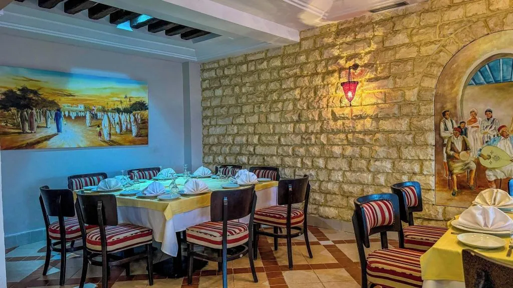 Restaurant, Dar El Bhar, Tunisia