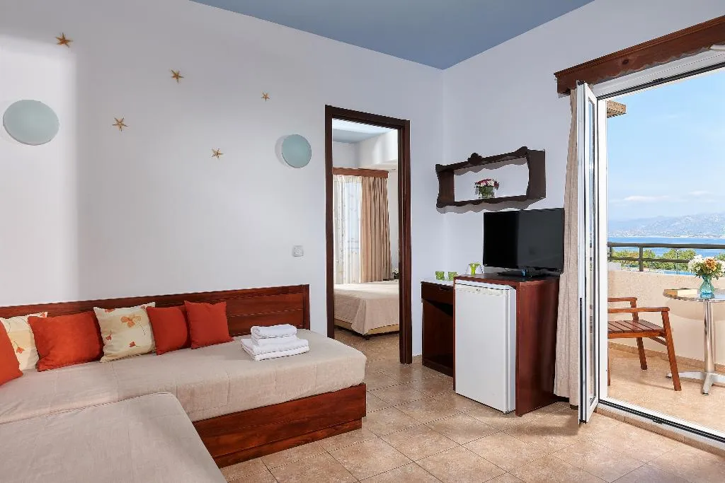 FAMILY ROOM POOL VIEW Room, Arminda Hotel & Spa, Crete