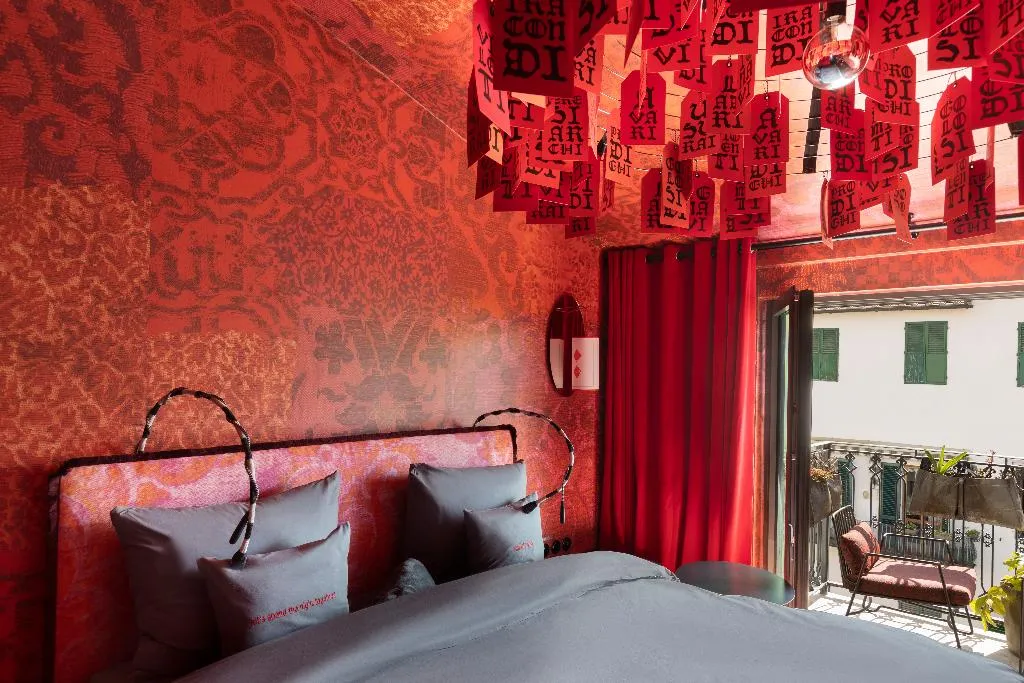 DOUBLE WITH BALCONY Room, 25hours Hotel Piazza San Paolino, Florence
