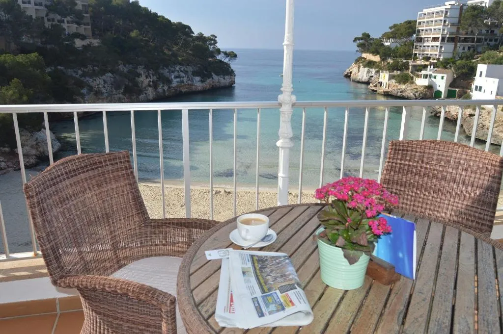 Terrace, Hotel Cala Santanyi, Majorca