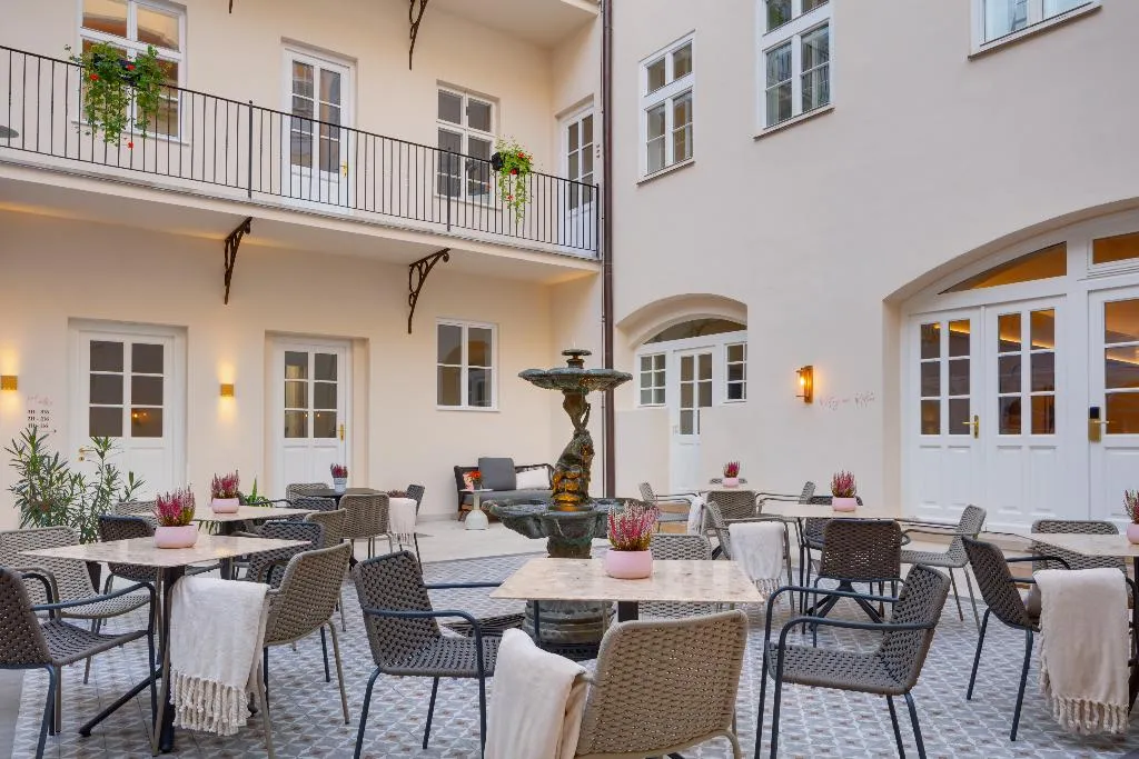 Terrace, Hotel BOOKQUET, Prague