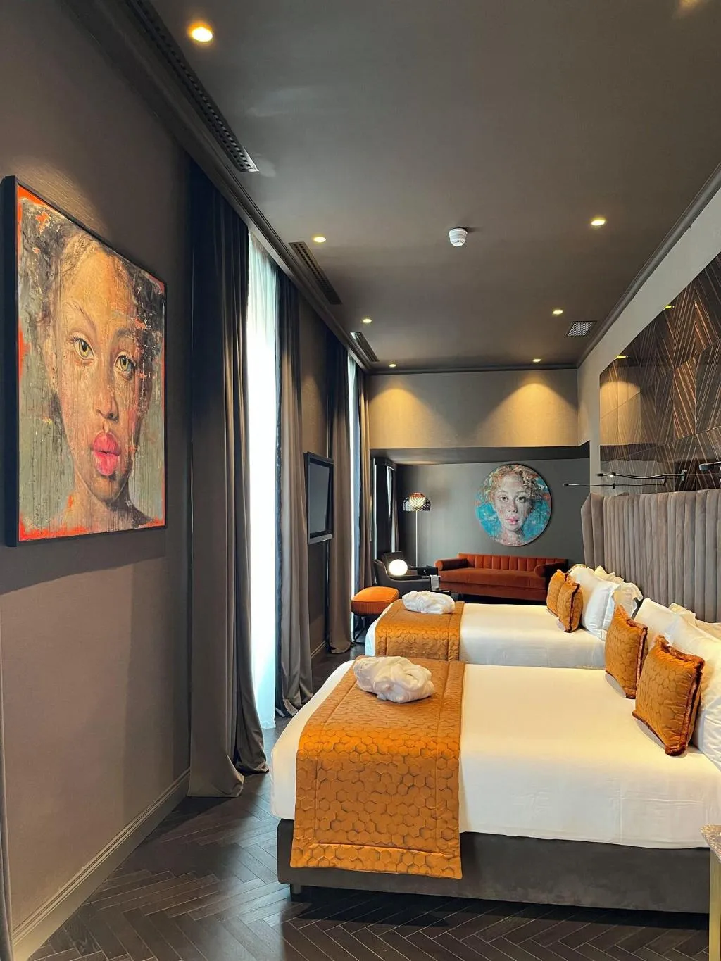 SUITE TWO QUEEN BEDS ONE BEDROOM Room, U-Visionary Roma Hotel, Rome