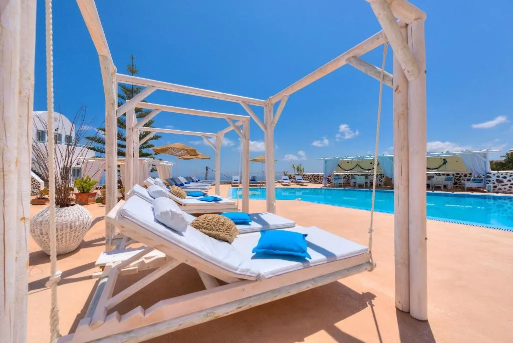 Pool, Dream Island Hotel, Santorini