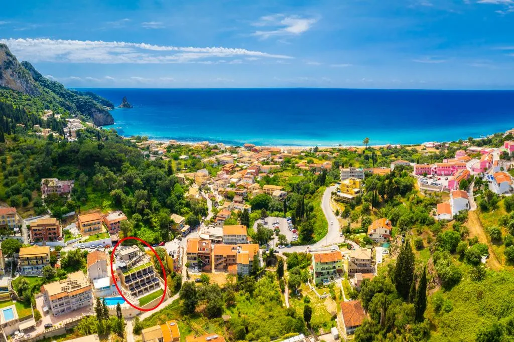 General view, Nobile Hotel, Corfu