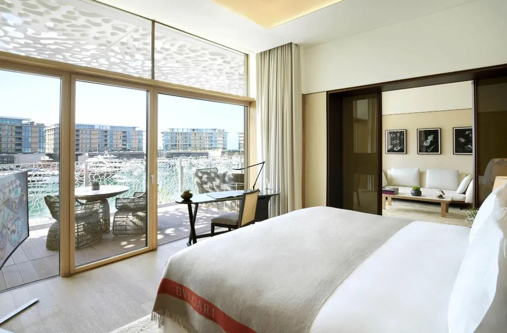 JUNIOR SUITE KING BED ONE BEDROOM  Room, Bulgari Hotel & Resorts, Dubai, Dubai
