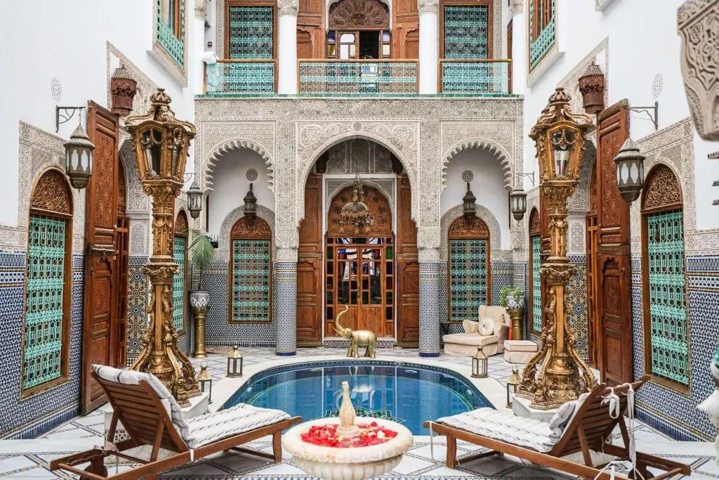 Pool, Riad Arabesque, Fez