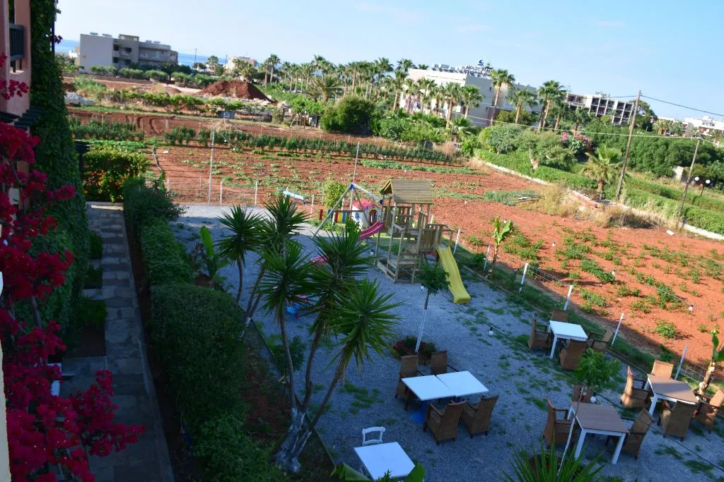 Terrace, Mila malia studios hotel, Crete