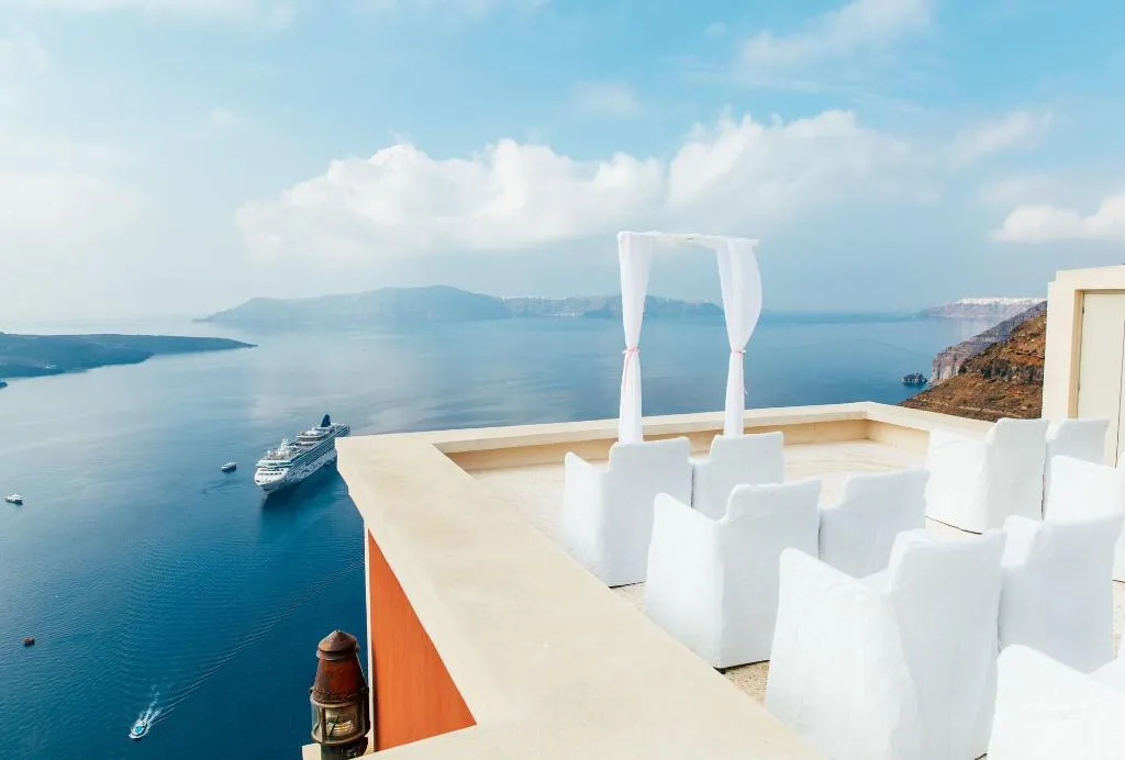 Terrace, Villa Bordeaux, Santorini