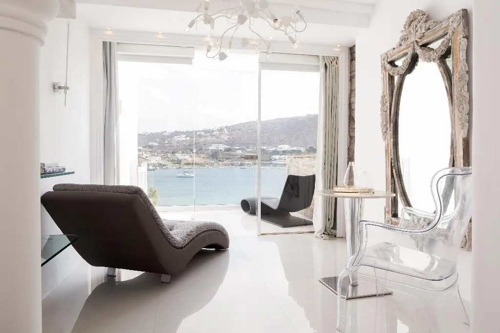 JUNIOR SUITE SEA VIEW Room, Kivotos Mykonos, Mykonos