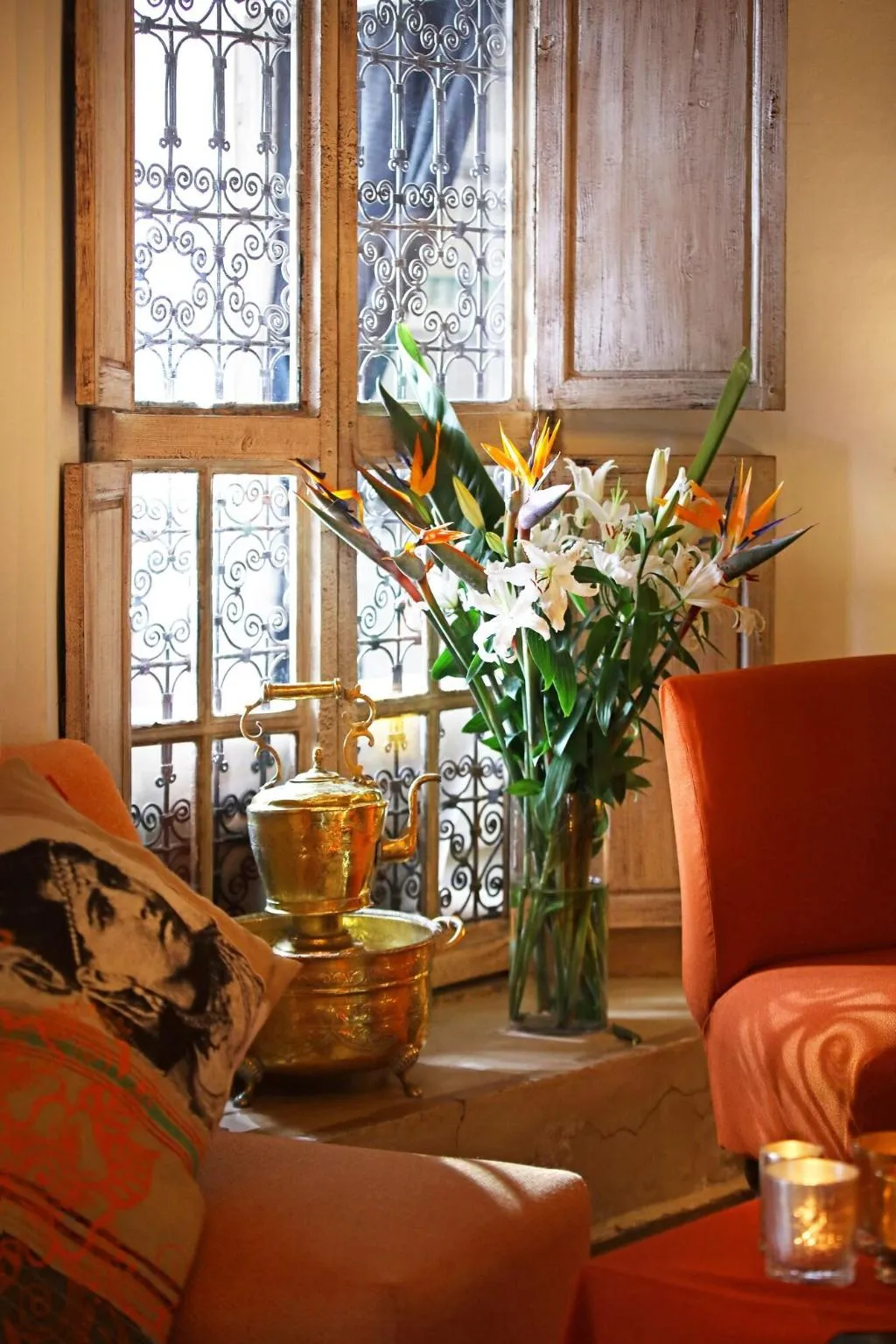 Lobby, Riad Anyssates, Marrakech