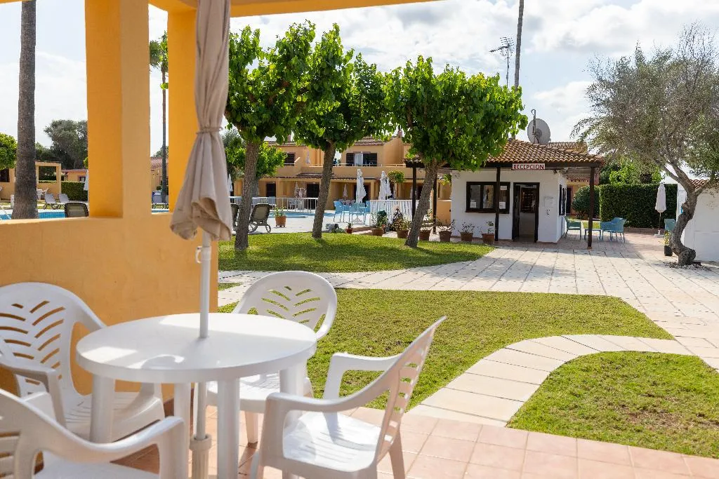 Terrace, Ses Anneres apartments, Menorca