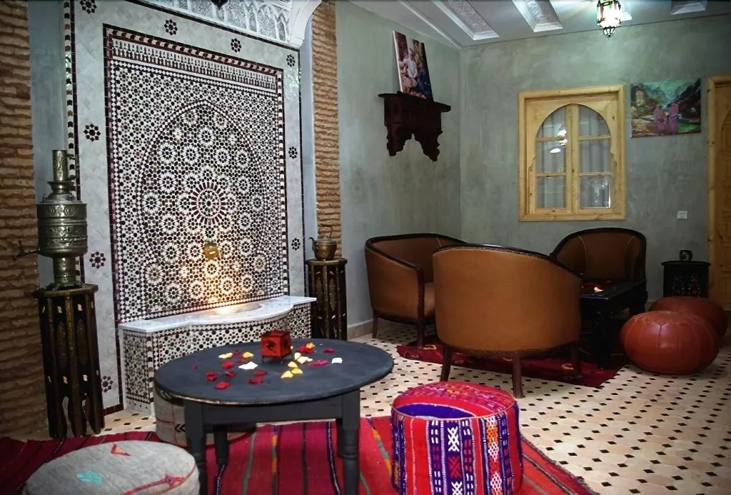 Lobby, Riad Mellouki, Marrakech