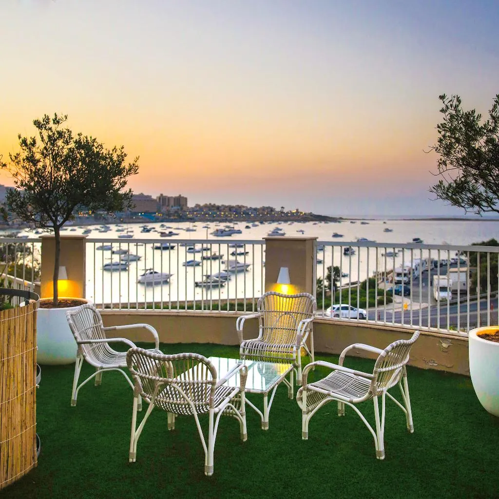 Terrace, Salini Resort, Malta
