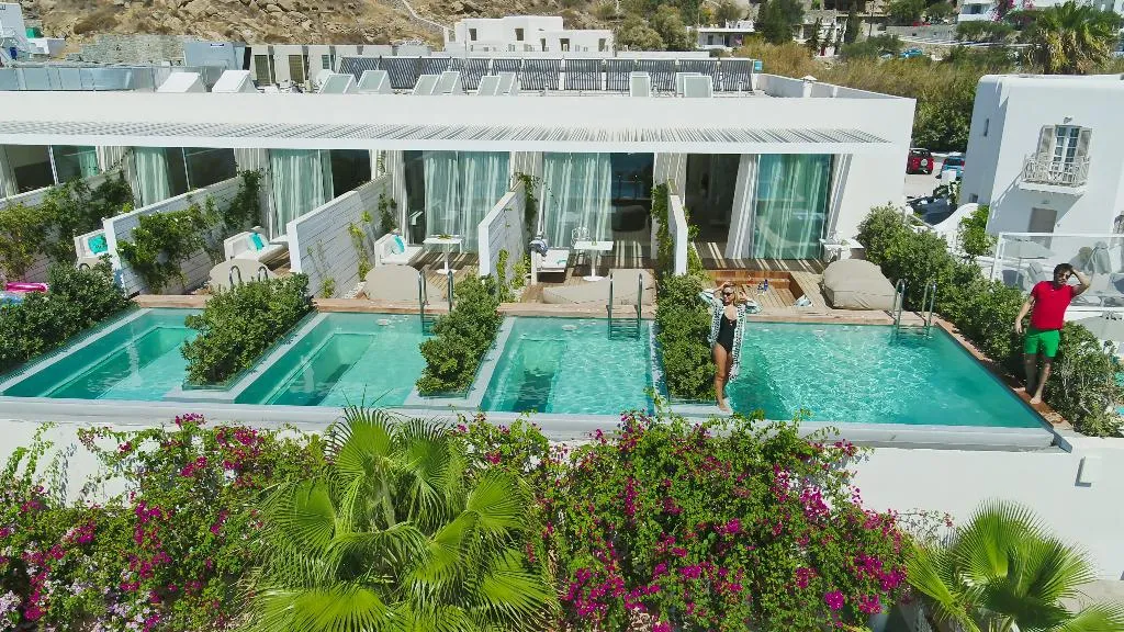 General view, Mykonos Dove beach hotel, Mykonos