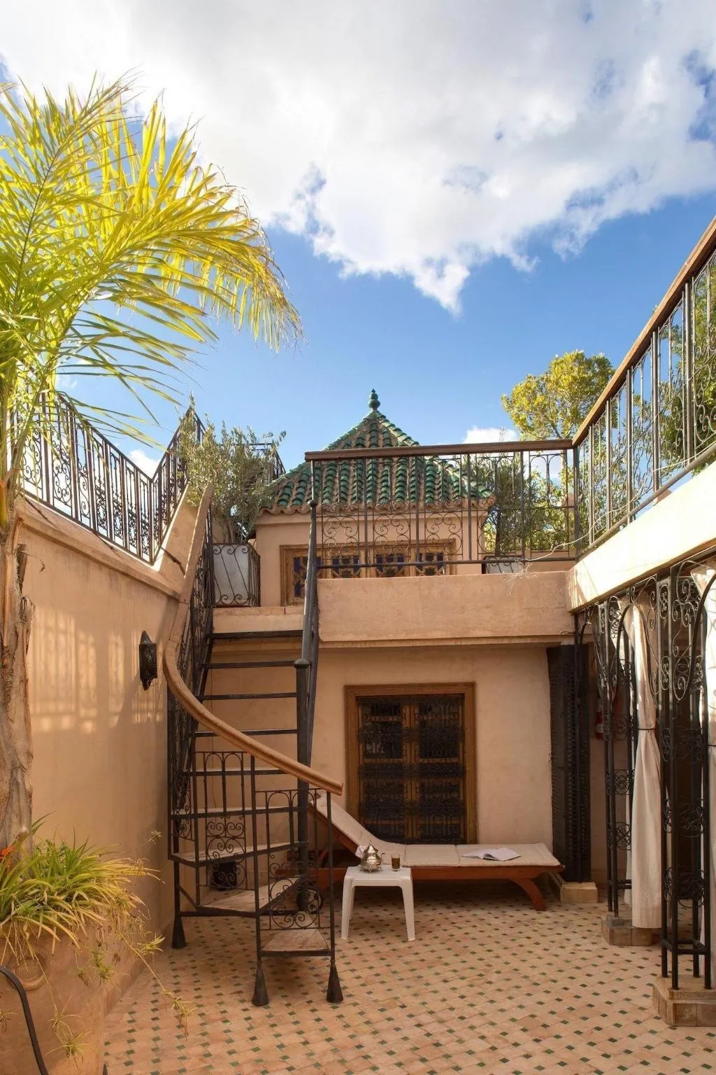 General view, Riad Sidi Benslimane, Marrakech