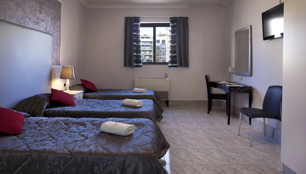 TRIPLE STANDARD Room, Sliema Marina Hotel, Malta