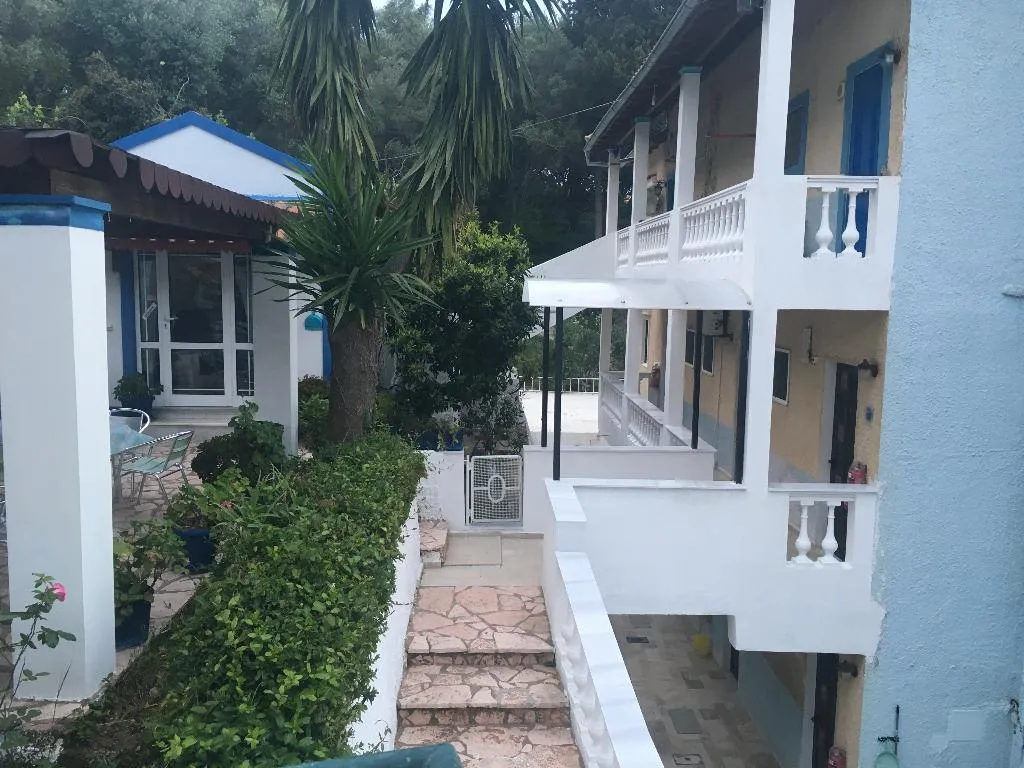 Terrace, Andromaches Holiday apartments, Corfu