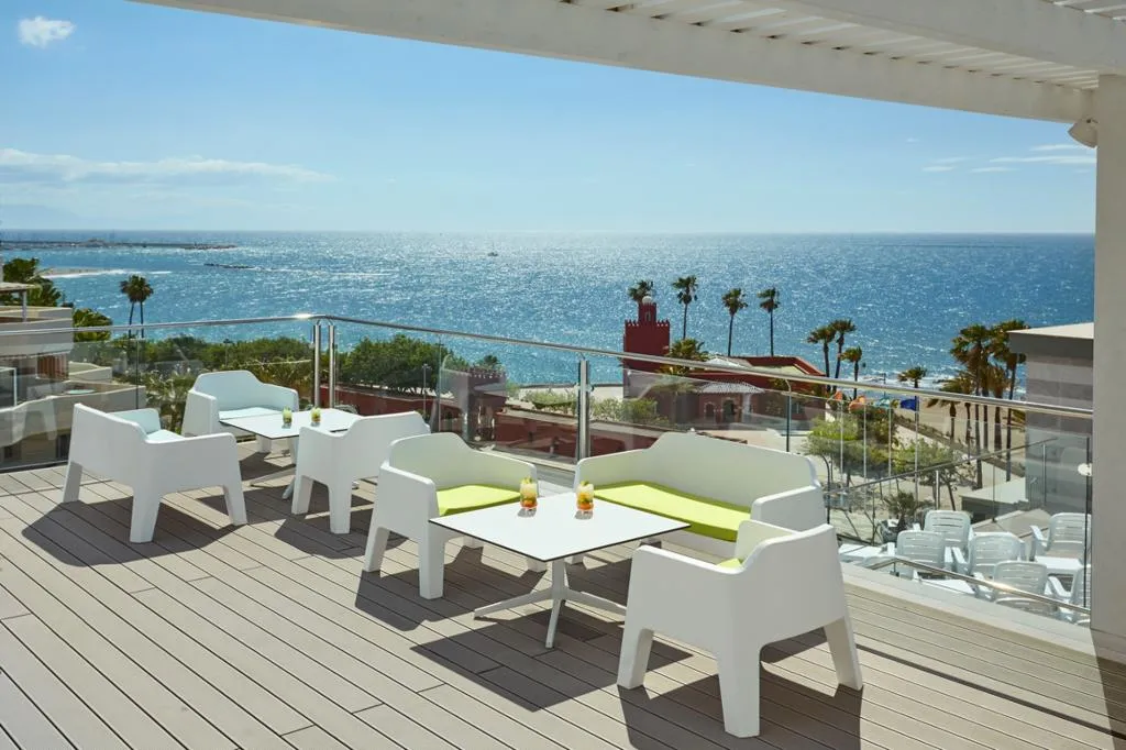 Terrace, Hotel Las Arenas Affiliated by Meliá, Costa Del Sol