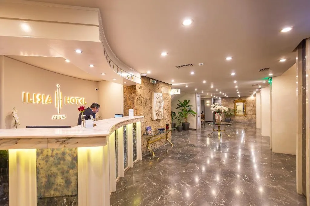 Lobby, Ilisia  Hotel, Athens