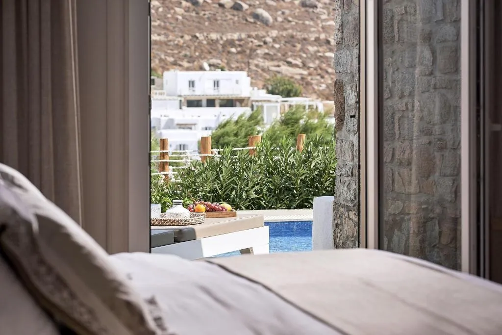 DOUBLE DELUXE WITH PRIVATE POOL Room, Palladium, Mykonos