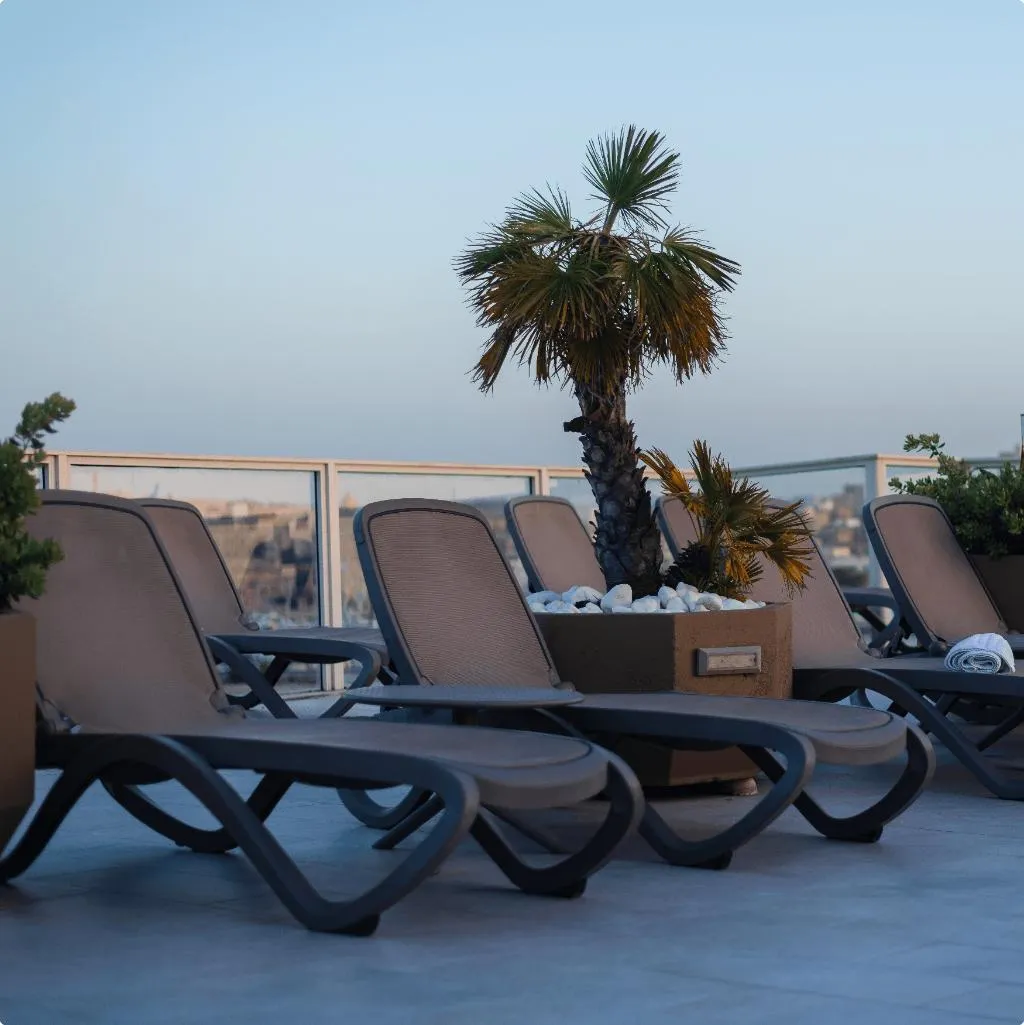 Terrace, Bayview Hotel by ST Hotels, Malta