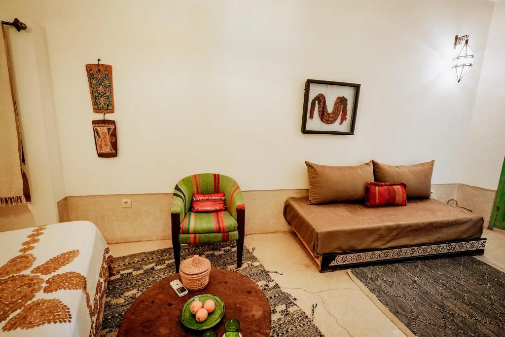 DOUBLE ONE BEDROOM ONE BATHROOM Room, Riad Dar Ayur, Marrakech