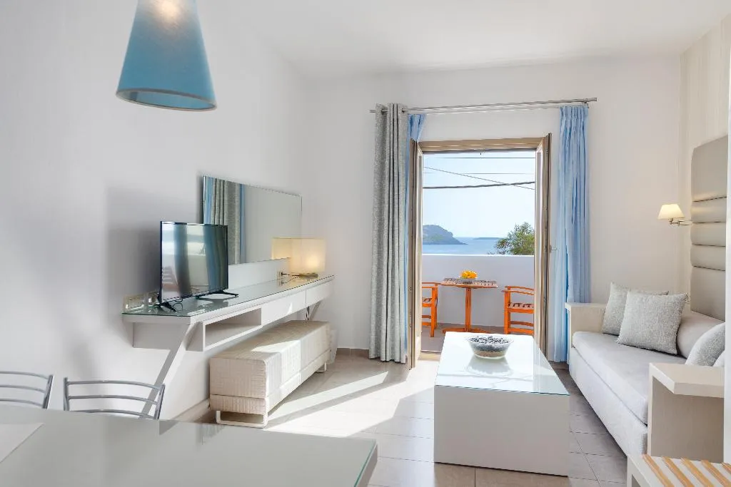JUNIOR SUITE SEA VIEW Room, Lithos by Spyros & Flora, Mykonos