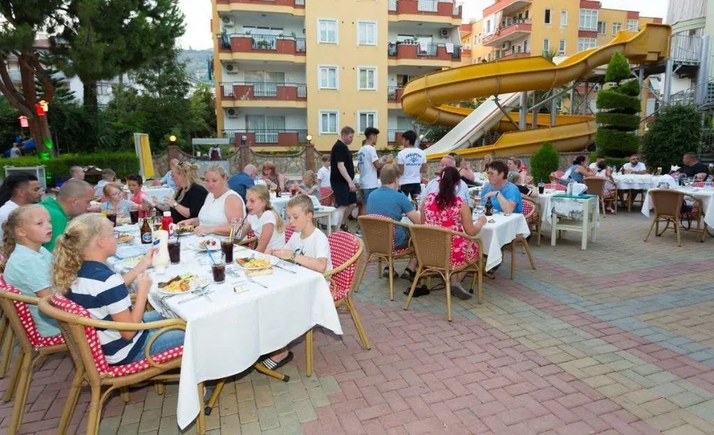 Restaurant, Erkaptan Apart Hotel, Antalya