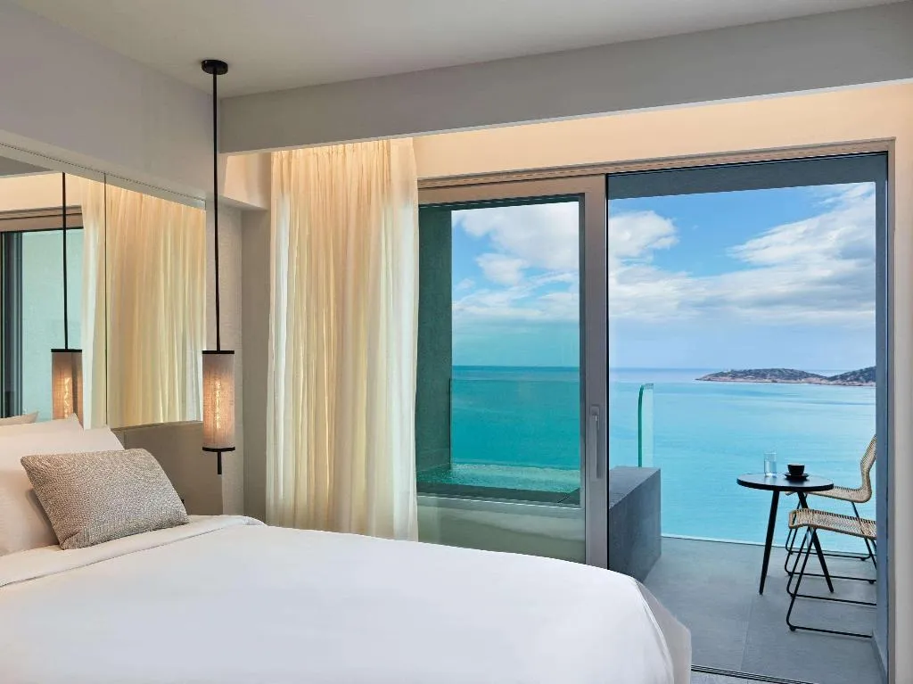 DOUBLE WITH PRIVATE POOL Room, NIKO Seaside Resort Crete MGallery, Crete