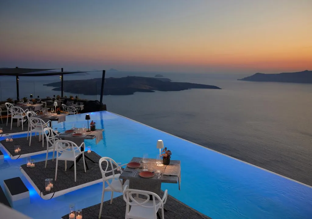Restaurant, Infinity Suites & Dana Villas, Santorini