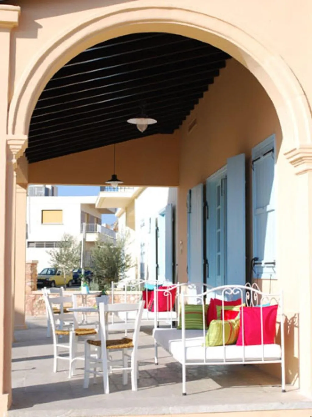 Terrace, Shongas Inn, Cyprus