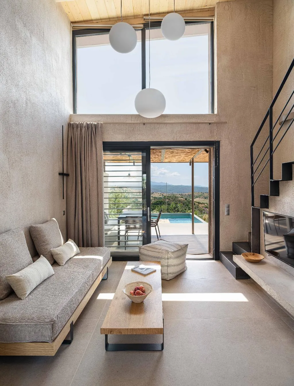 VILLA QUEEN SIZE BED Room, Etheres, Halkidiki