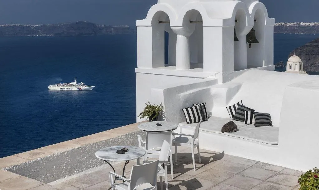 General view, Aigialos Luxury Traditional Settlement, Santorini
