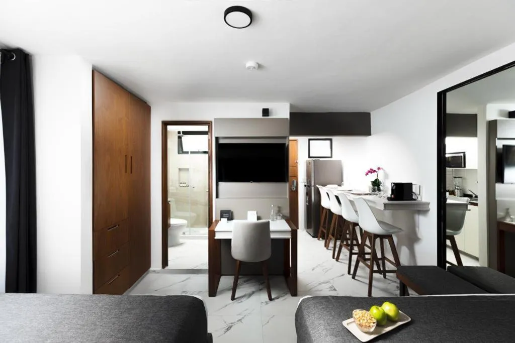 STUDIO WITH DOUBLE BED Room, Seven Boutique Apartments Cancún, Cancun Area