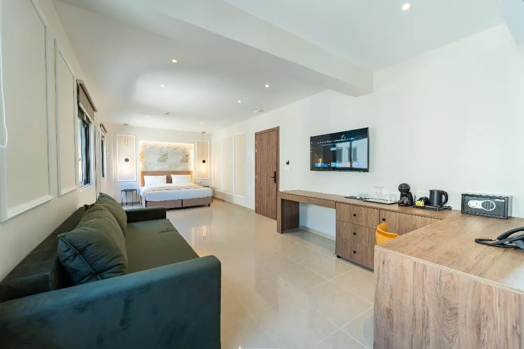 JUNIOR SUITE TWO BEDS Room, Philia Center Suites, Rhodes