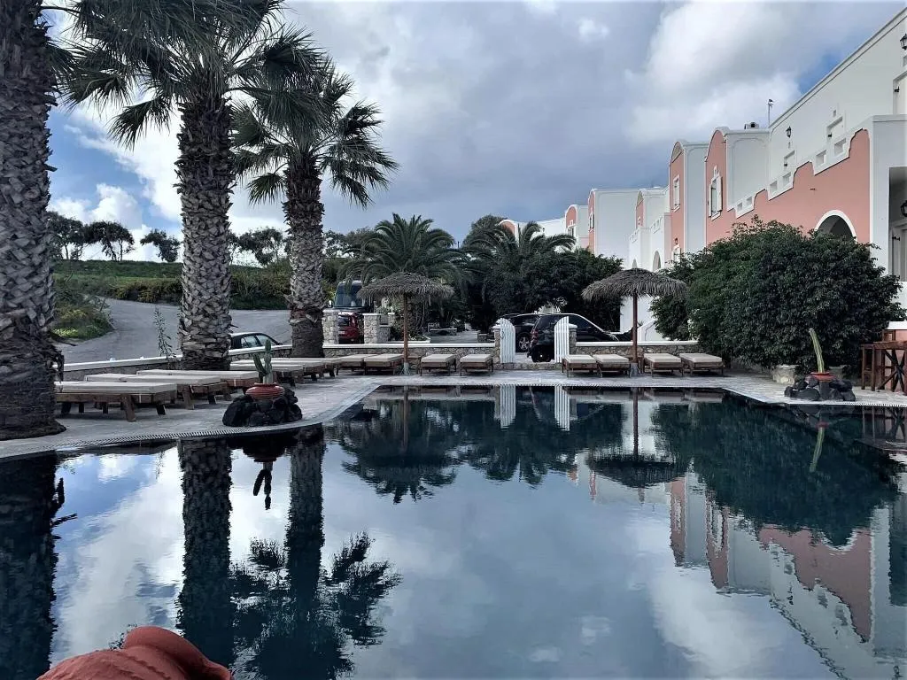 General view, Villa Manos, Santorini