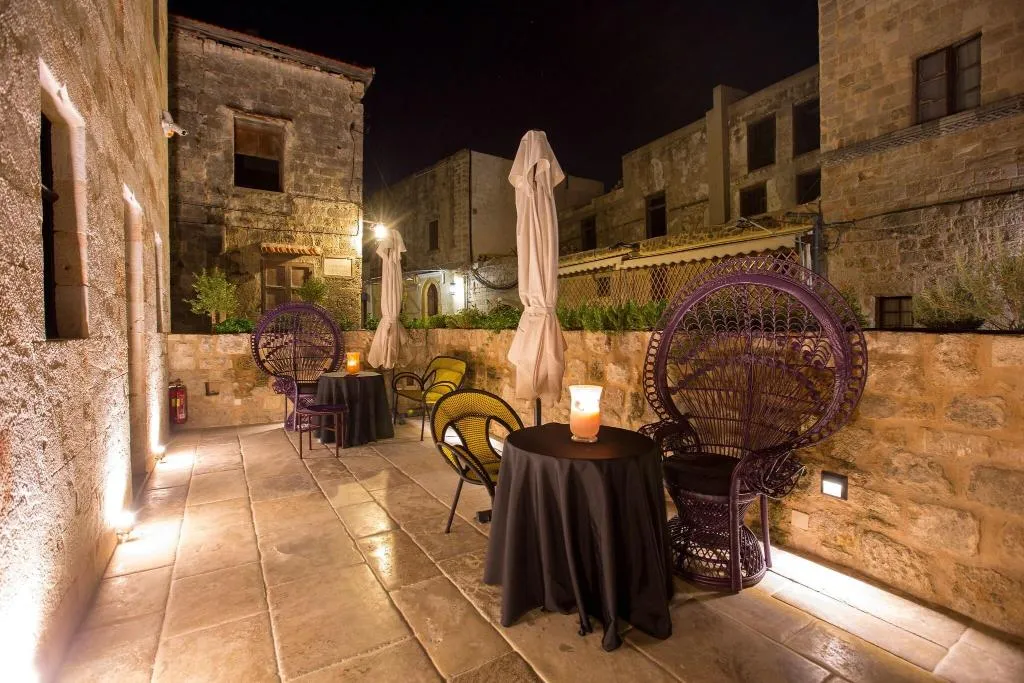 Terrace, Allegory Boutique Hotel, Rhodes