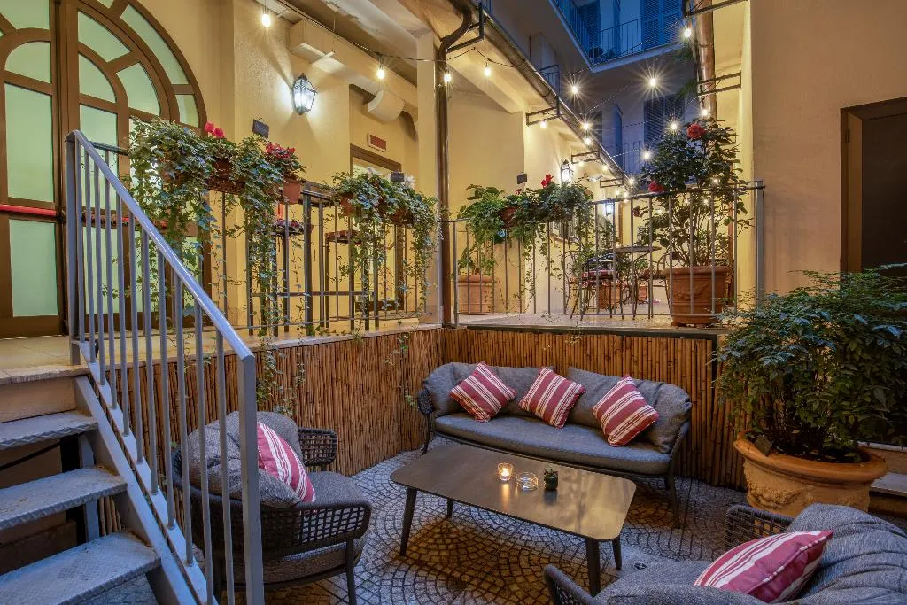 Terrace, Hotel Canada, BW Premier Collection, Rome