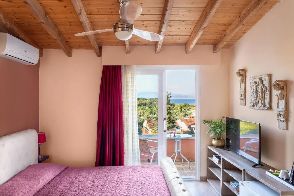 DOUBLE SUPERIOR SEA VIEW Room, Victoria Hill, Corfu