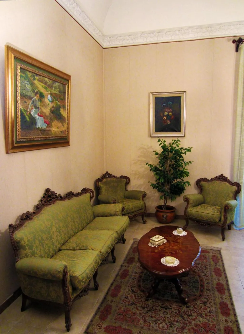 Lobby, Villa Giardinata, Palermo