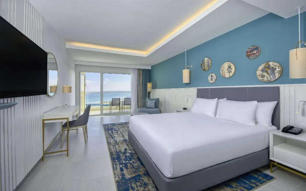 DOUBLE PARTIAL SEA VIEW Room, Hilton Skanes Monastir Beach Resort, Tunisia