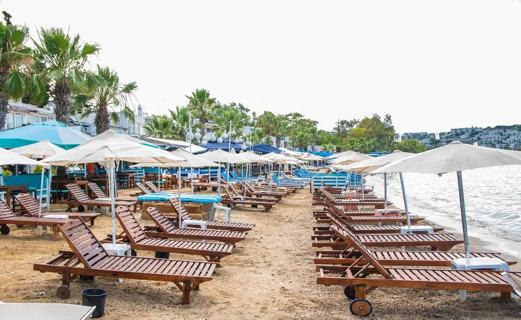 Beach, Blue Bay Beach Hotel, Bodrum