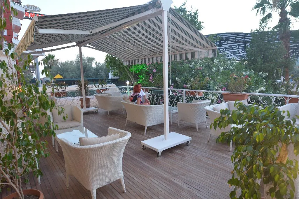 Terrace, Tonoz Beach Hotel, Dalaman