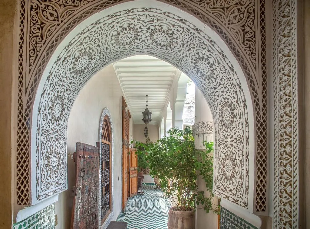 Lobby, Riad Laurence Olivier, Marrakech